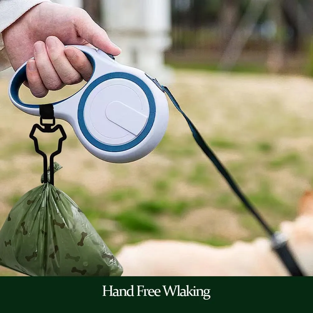 10 Pcs Dog Poop Bag Holder, Waste Bag Holder, Dog Poop Bag Carrier, Hand Free Holder (Black)