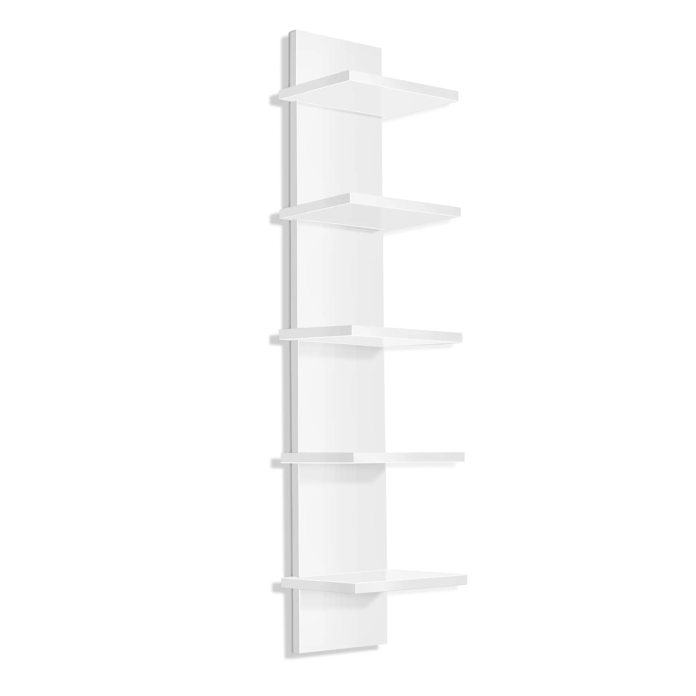 5 Tier Vertical Wall Shelf Unit