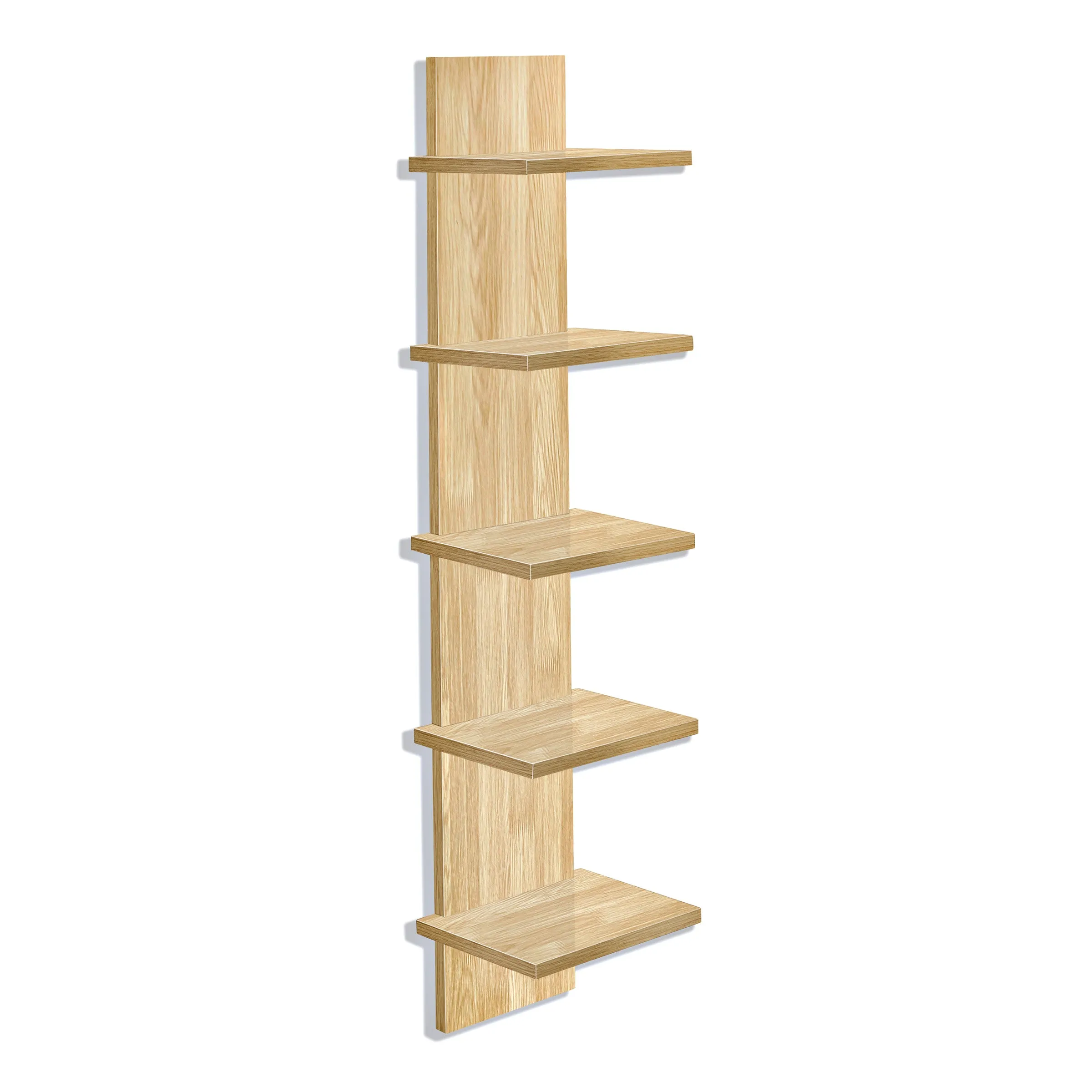 5 Tier Vertical Wall Shelf Unit