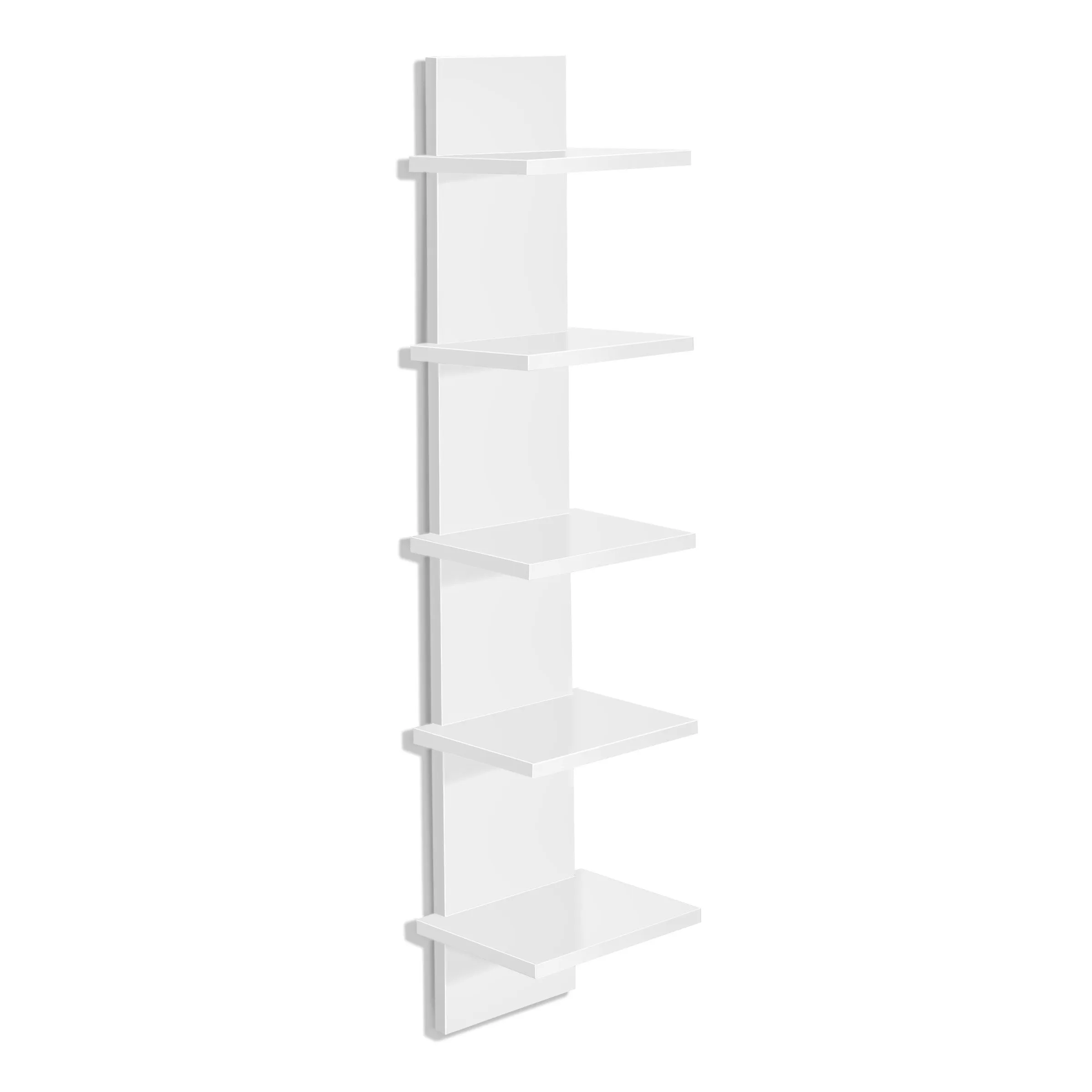 5 Tier Vertical Wall Shelf Unit