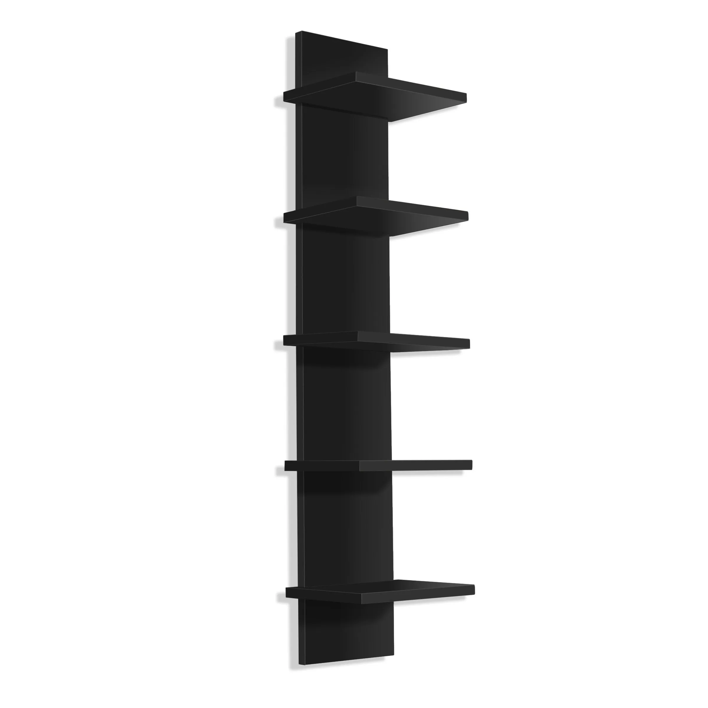 5 Tier Vertical Wall Shelf Unit
