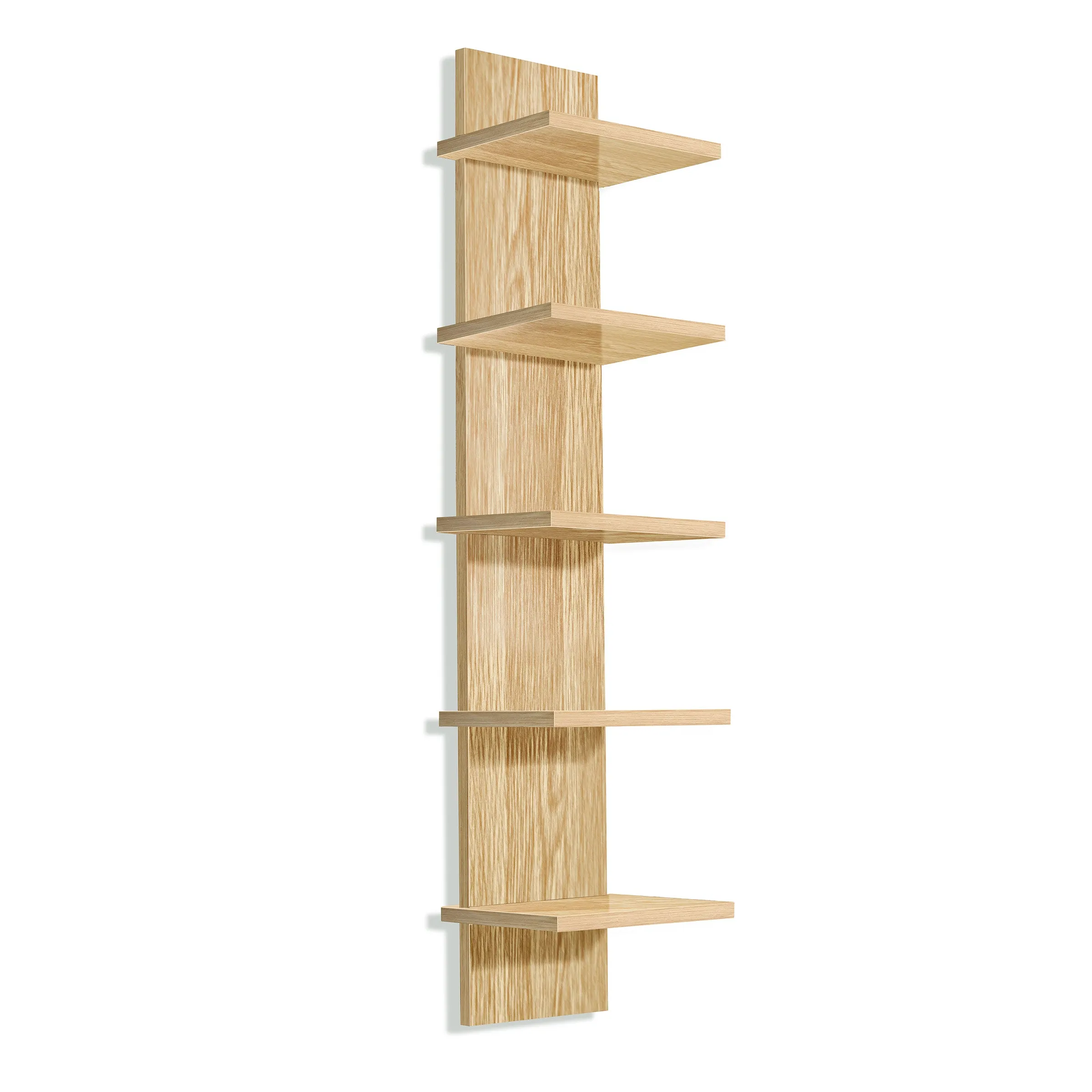 5 Tier Vertical Wall Shelf Unit