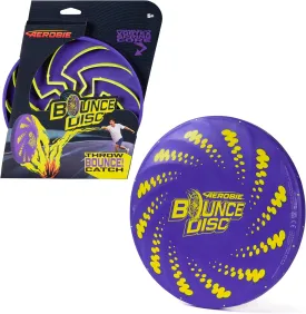 Aerobie Bounce Disc, Throwing Disc Toy for Kids, Backyard Toys & Outdoor Games for Adults & Family, Ages 5 & Up