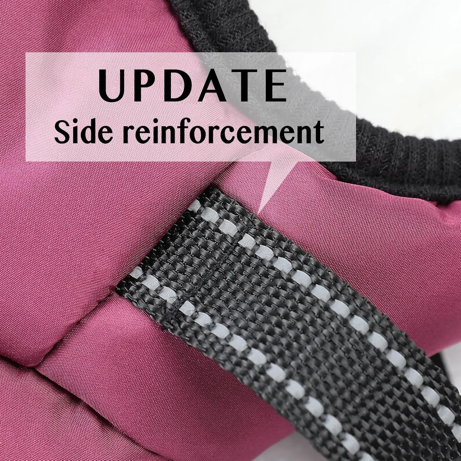 Aiboria Dog Coat for Winter Waterproof Dogs Jackets Windproof Fleece Small Dog Vest Harness Winter Warm Dog Jacket Padded Pet Black S