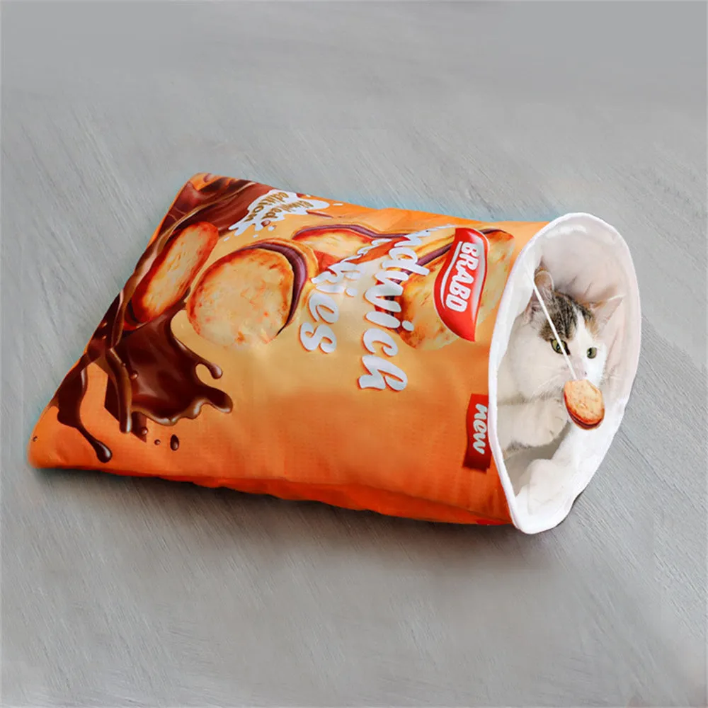 Aiitle Crinkle Cat Winter Tunnel Bag