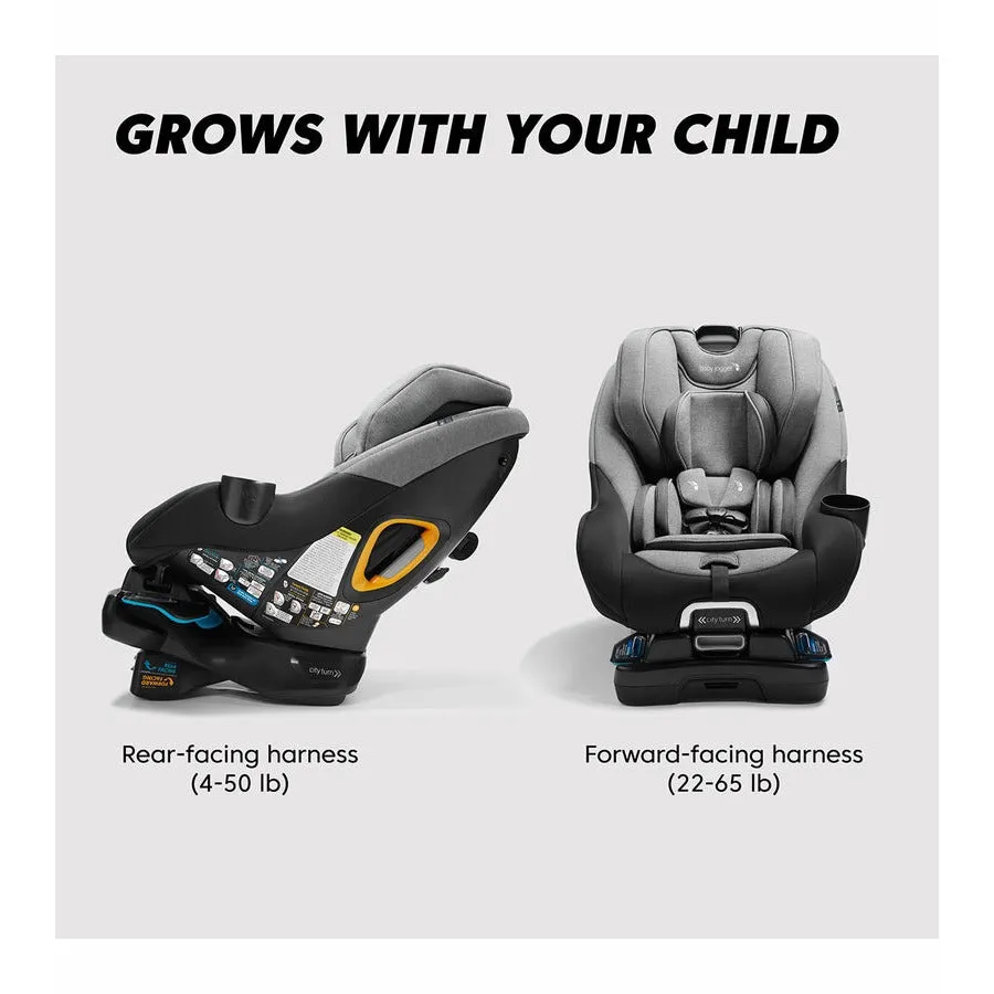 Baby Jogger City Turn Rotating Convertible Car Seat - Onyx Black