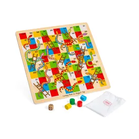 Bigjigs Traditional Snakes & Ladders Game