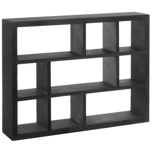 Black Wood Shadow Box Display Shelf
