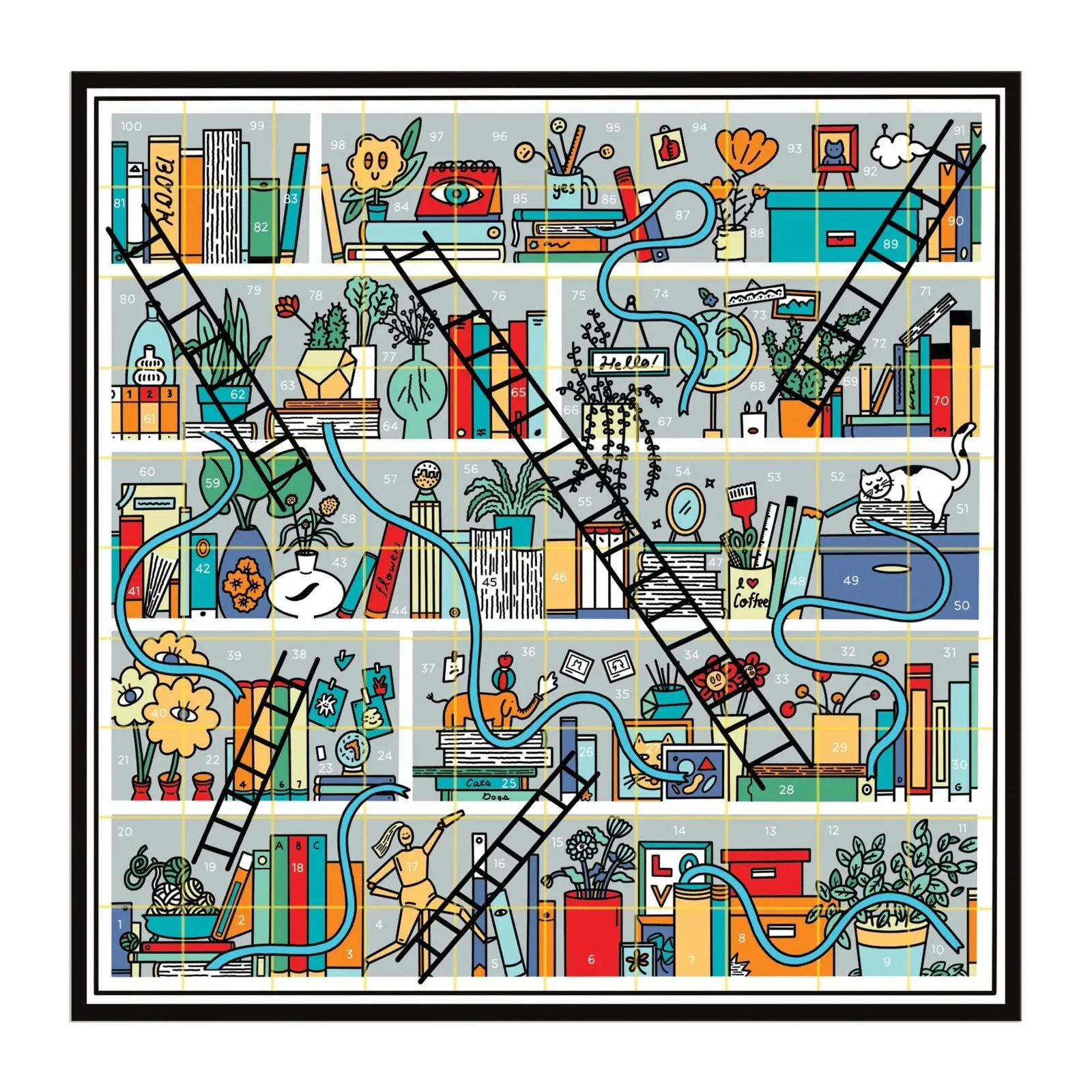 Books & Ladders - Classic Board Game