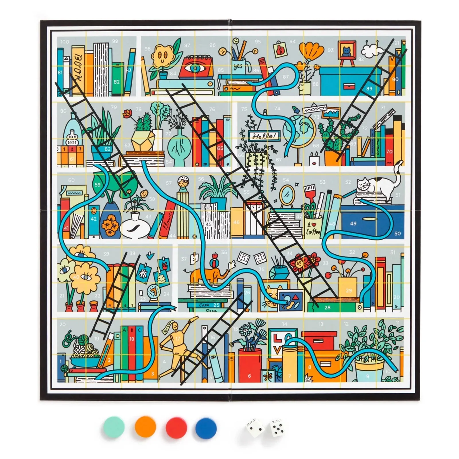 Books & Ladders - Classic Board Game