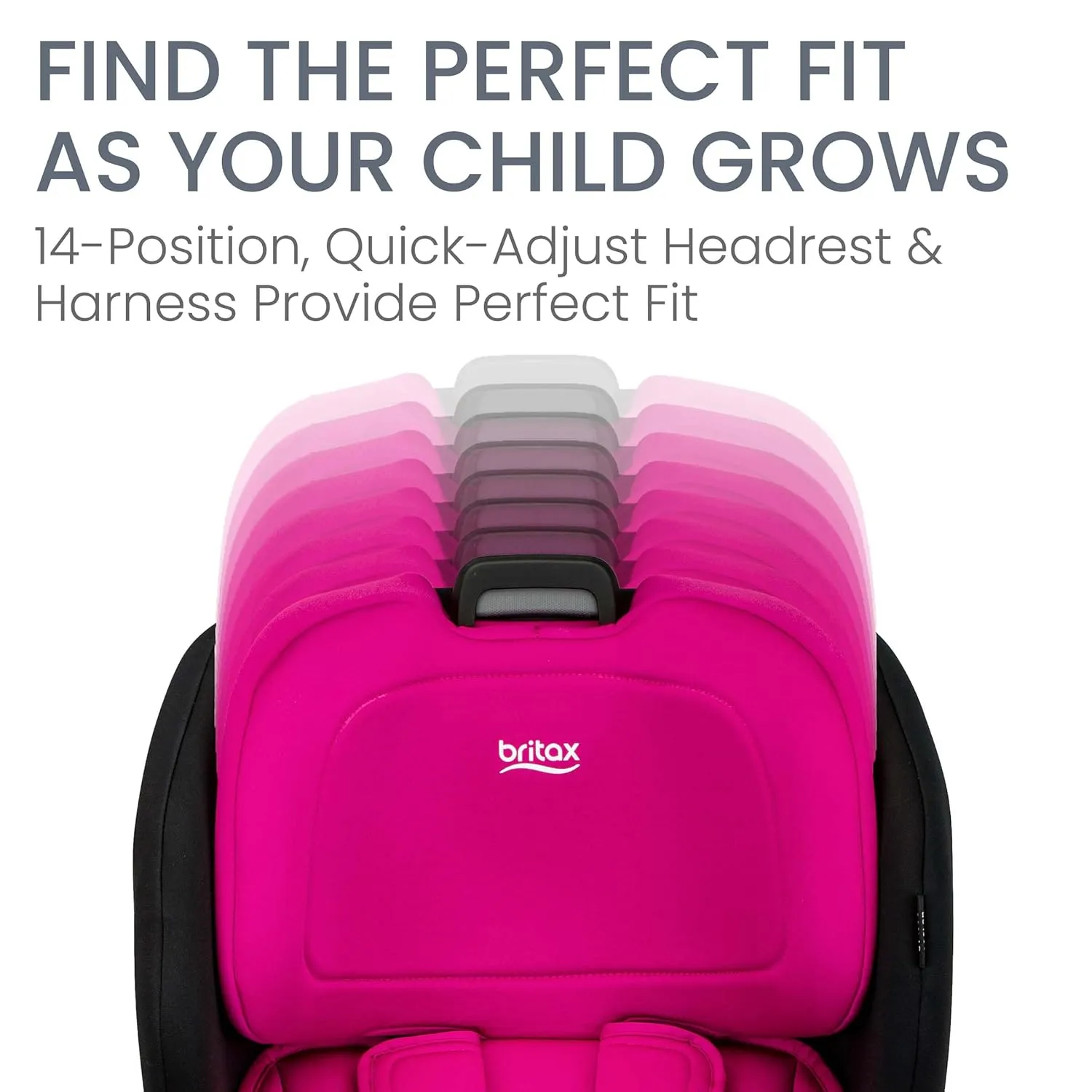 Britax Poplar Convertible Car Seat - Magenta Onyx