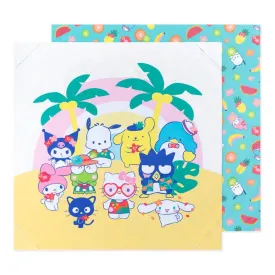 Bumkins Reversible Roll & Go Blanket, Hello Kitty & Friends Tropical