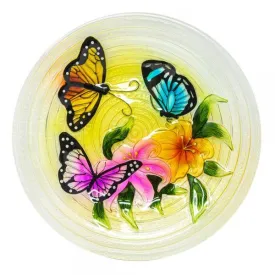 Butterfly Trio Bird Bath