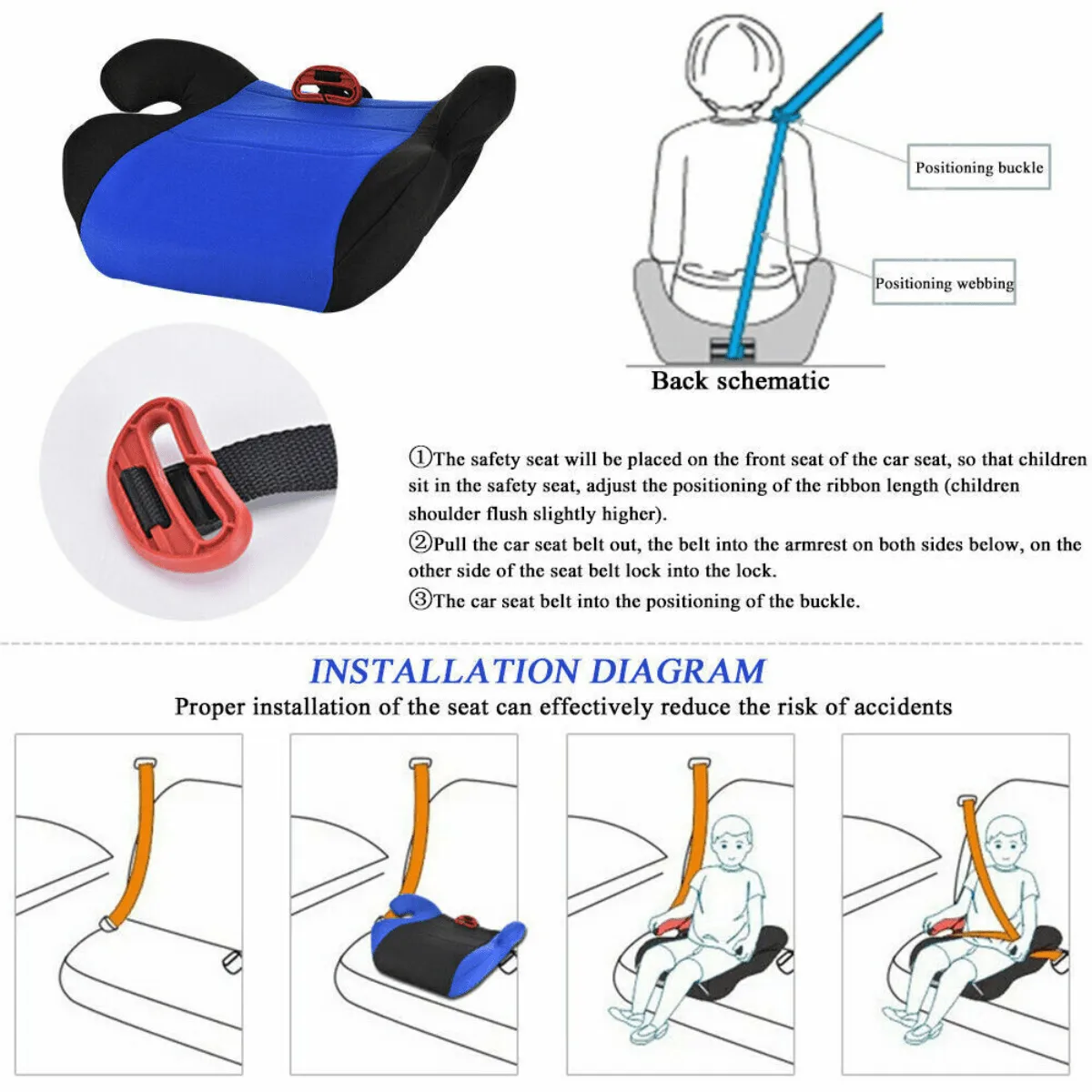 Car Booster Seat-ZG2 (15-36 Kg)