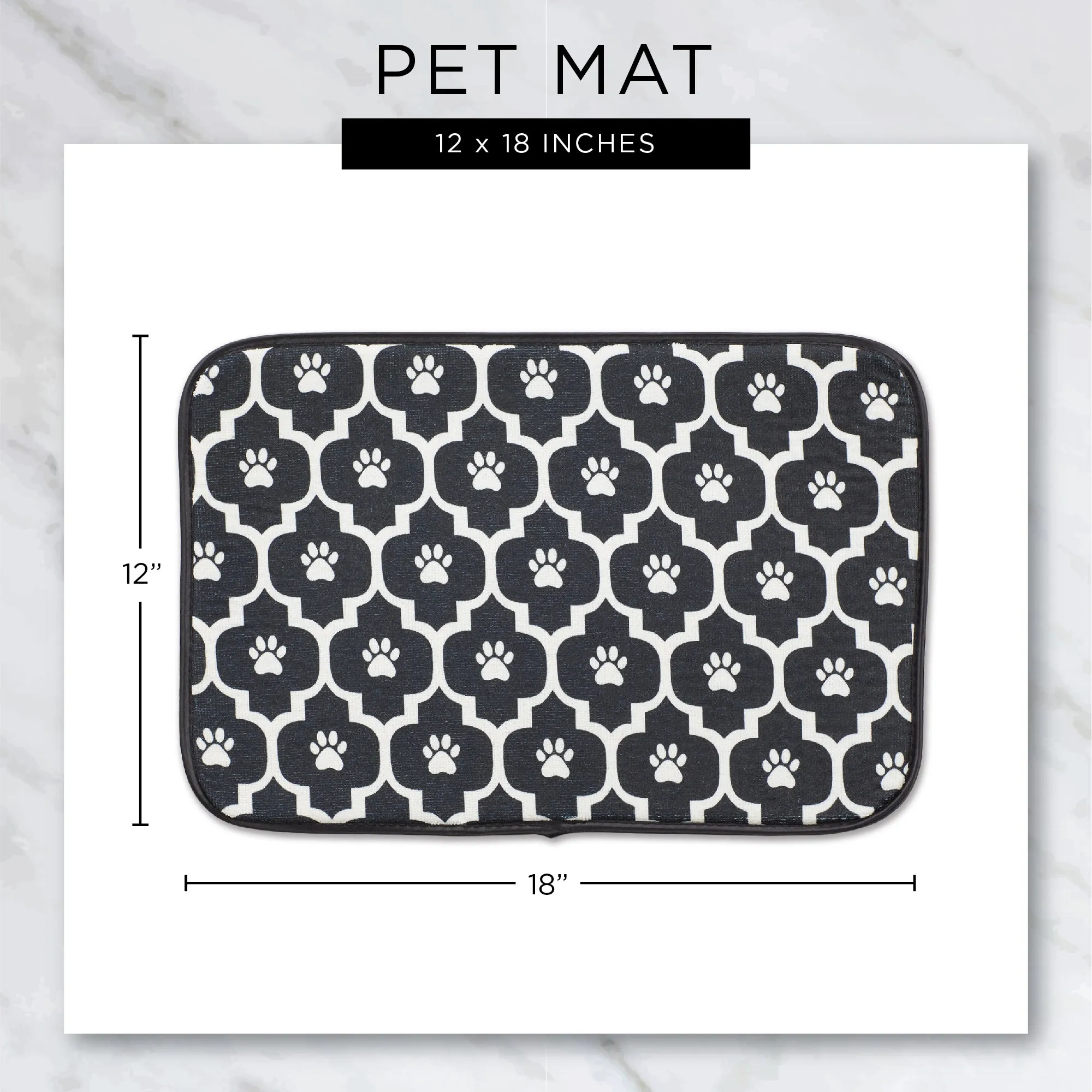 Cat Silhouette Pet Mat