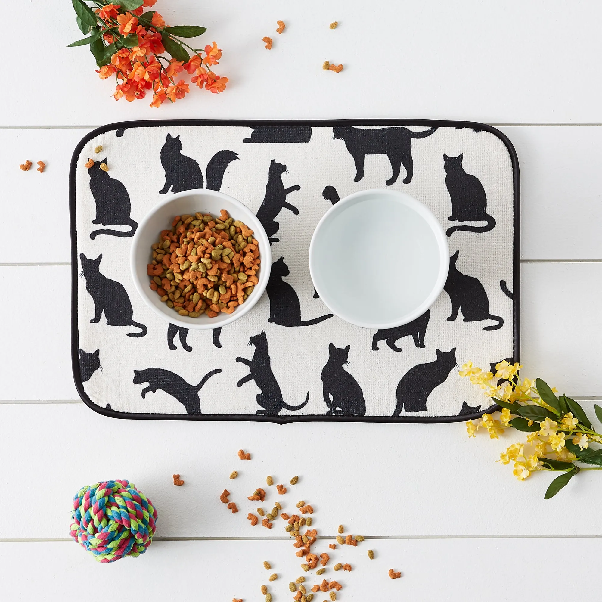 Cat Silhouette Pet Mat