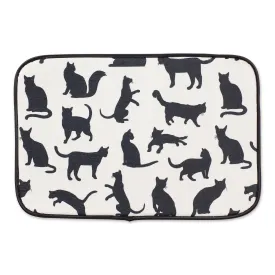 Cat Silhouette Pet Mat