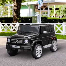 Children's car Aosom 12V Mercedes Benz G500 with battery and remote control bright headlights and working Aosom suspension