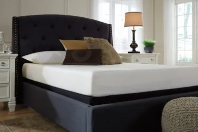 Chime 8 Inch Memory Foam King Mattress in a Box with Head-Foot Model Better King Adjustable Base