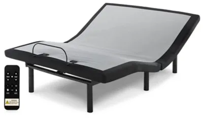 Chime 8 Inch Memory Foam King Mattress in a Box with Head-Foot Model Better King Adjustable Base