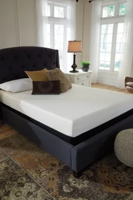 Chime 8 Inch Memory Foam King Mattress in a Box with Head-Foot Model Better King Adjustable Base