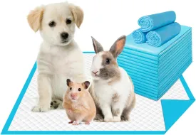 Disposable Puppy Pads | UltraAbsorbent Pee Pads for Dogs | 100 Dog Pads | 18" x13" | Leak-Proof Dog Training Pads | Pet Supplies | Dog Essentials | Quick-Dry Wee Wee Pads for Dogs Cats Rabbit Parrot