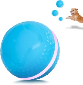 Dog Toy Balls, 3.35in Interactive Toys for Medium Large Dogs,Robust self-Rolling Ball, Tough Motion Activated Automatic Moving Dog Ball Toys Indoor Outdoor