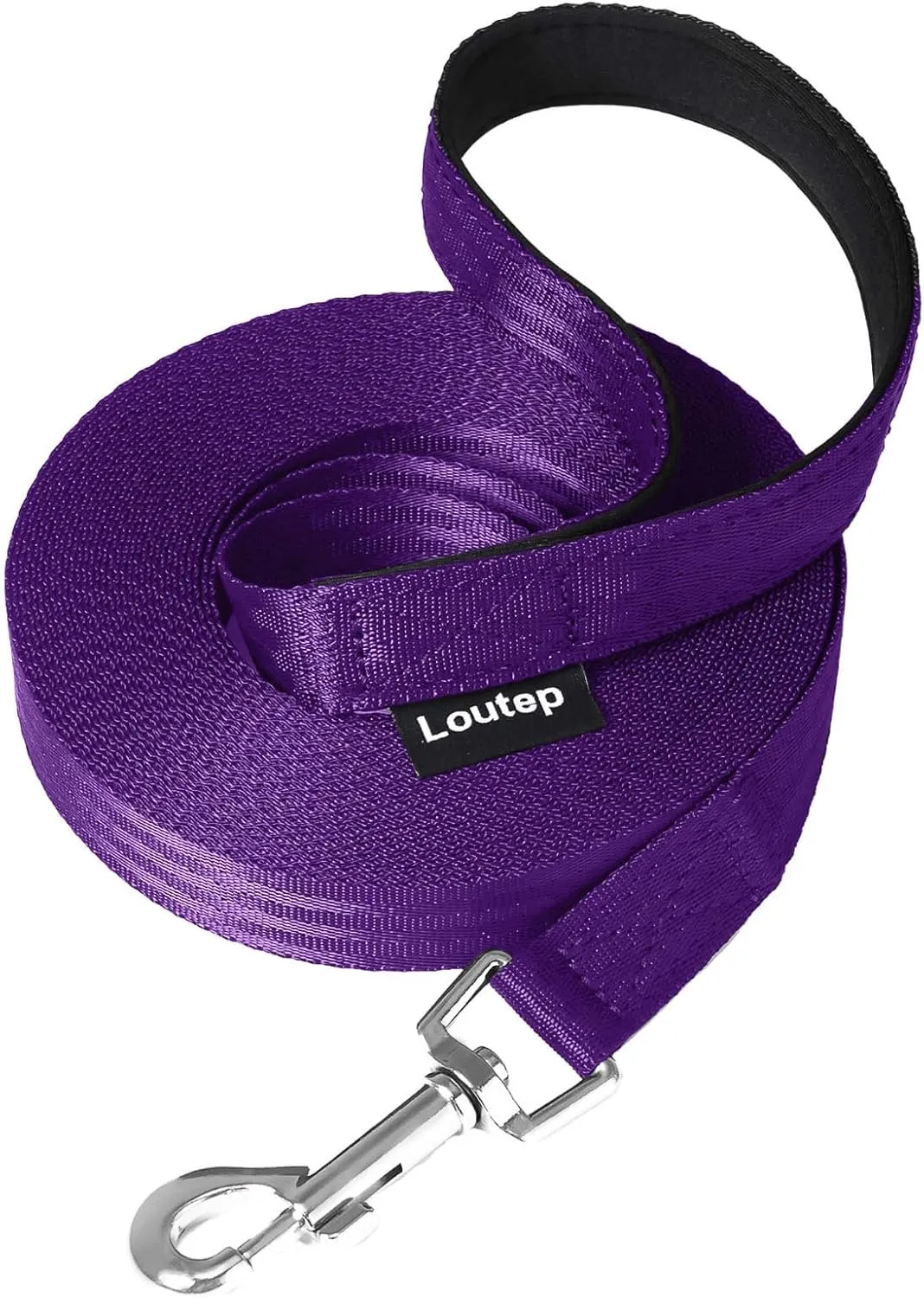 Dog Training Leash 15ft 20ft 30ft 50ft 100 feet - Extra Long Leash for Dogs with Padded Handle for Small Medium & Large Puppy Breed, Outdoor obedience, Agility Nylon Recall line Lead