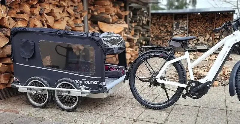Doggy Tourer Beethoven XL 4-Wheel Dog Bike Trailer
