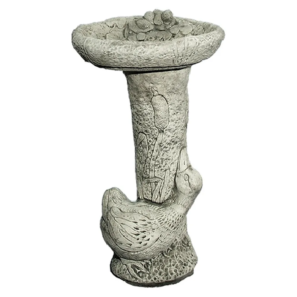 Dream Gardens 71cm Duck Stone Bird Bath