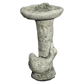 Dream Gardens 71cm Duck Stone Bird Bath