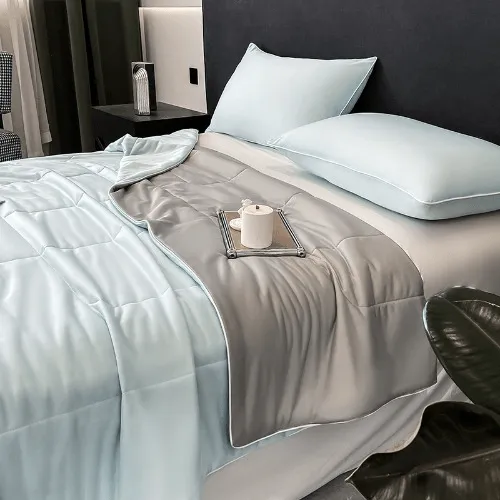 Elegear Double-Faced Two-Hue Ring-Stitched Cooling Comforter