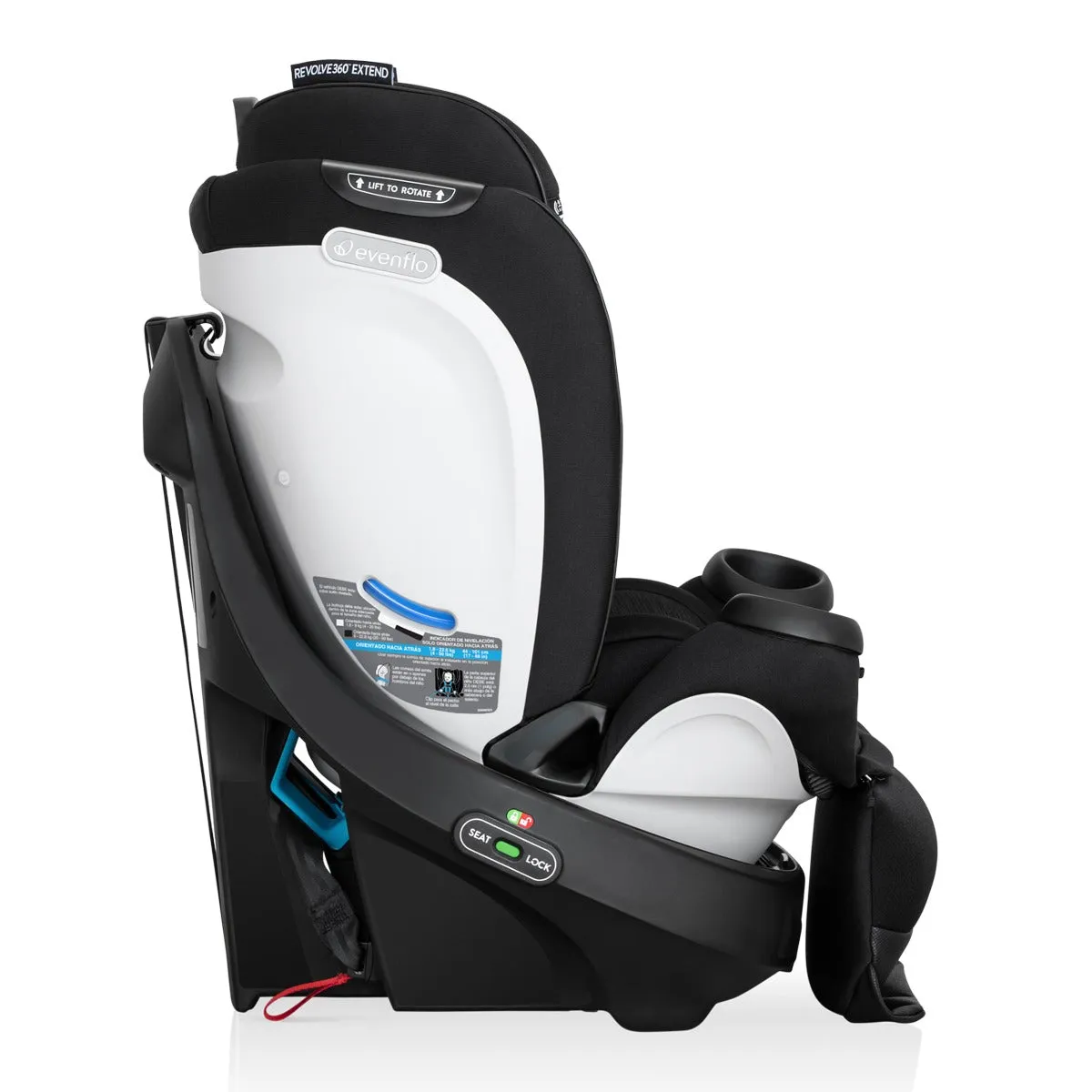 Evenflo - Gold Revolve360 Extend All-In-One Rotational Car Seat w/ Sensorsafe