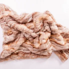 Faux Fur Luxury Pet Blanket - Light Sahara