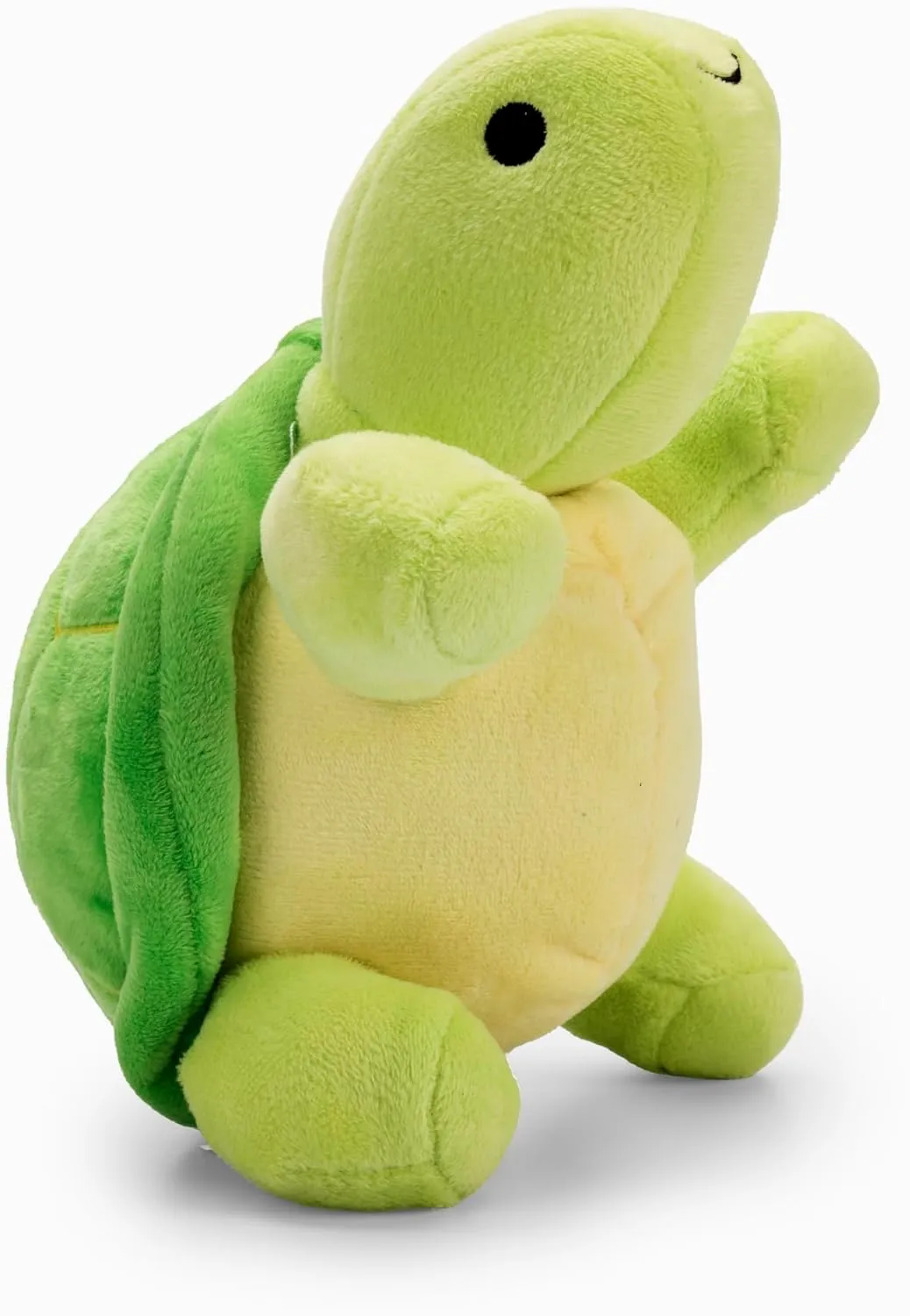 Flourish Pets 3 in 1 Multi-Layer Chew Toy for Active Dogs | Non-Toxic BPA Free Double Stitched Soft Fabric Exterior Dog Toys | Long-Lasting Dog Plush Toys  Small Turtle 7.5"