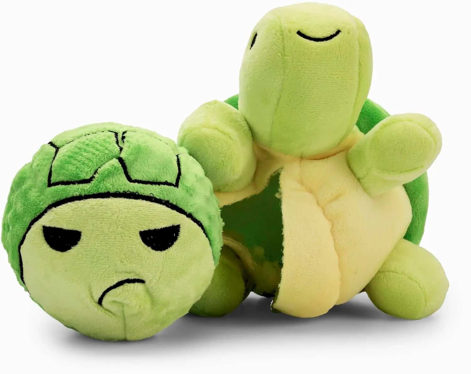 Flourish Pets 3 in 1 Multi-Layer Chew Toy for Active Dogs | Non-Toxic BPA Free Double Stitched Soft Fabric Exterior Dog Toys | Long-Lasting Dog Plush Toys  Small Turtle 7.5"