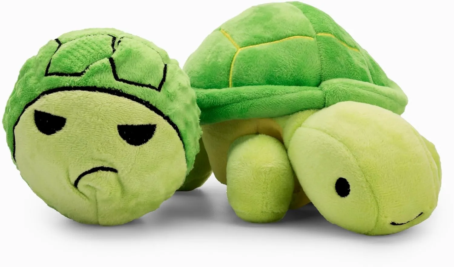Flourish Pets 3 in 1 Multi-Layer Chew Toy for Active Dogs | Non-Toxic BPA Free Double Stitched Soft Fabric Exterior Dog Toys | Long-Lasting Dog Plush Toys  Small Turtle 7.5"