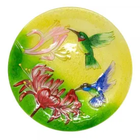 Fluttering Hummingbirds Bird Bath