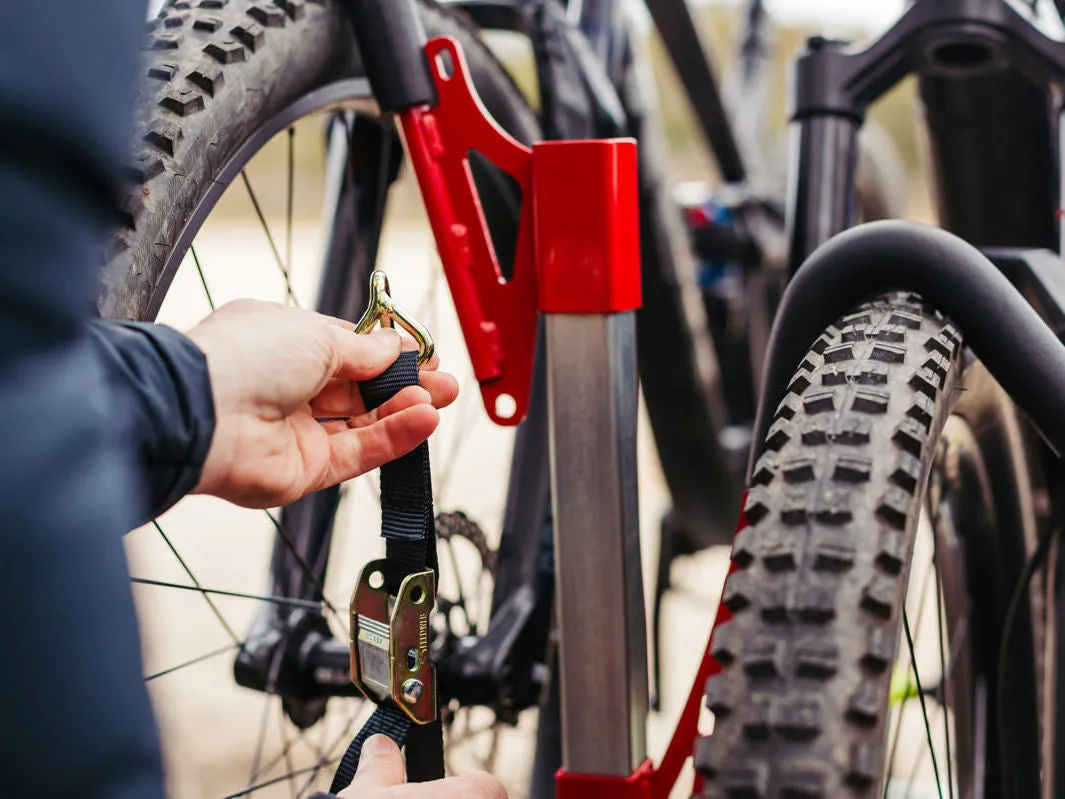 Grip Sport Gs-urban  Tilting 2 Bike Rack W/ramp And Lights (7 Pin Flat Plug Incl) (50mm Hitch Or Towball Option)