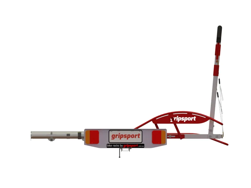 Grip Sport Gs-urban  Tilting 2 Bike Rack W/ramp And Lights (7 Pin Flat Plug Incl) (50mm Hitch Or Towball Option)