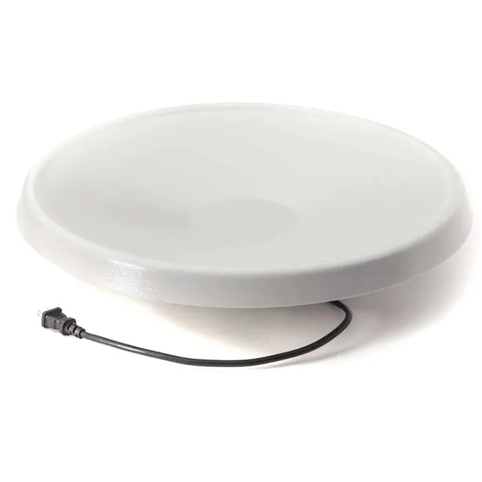 Heated Bird Bath Bowl in White 20"