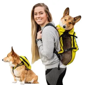 K9 Sport Sack Walk On With Harness & Storage Yellow*