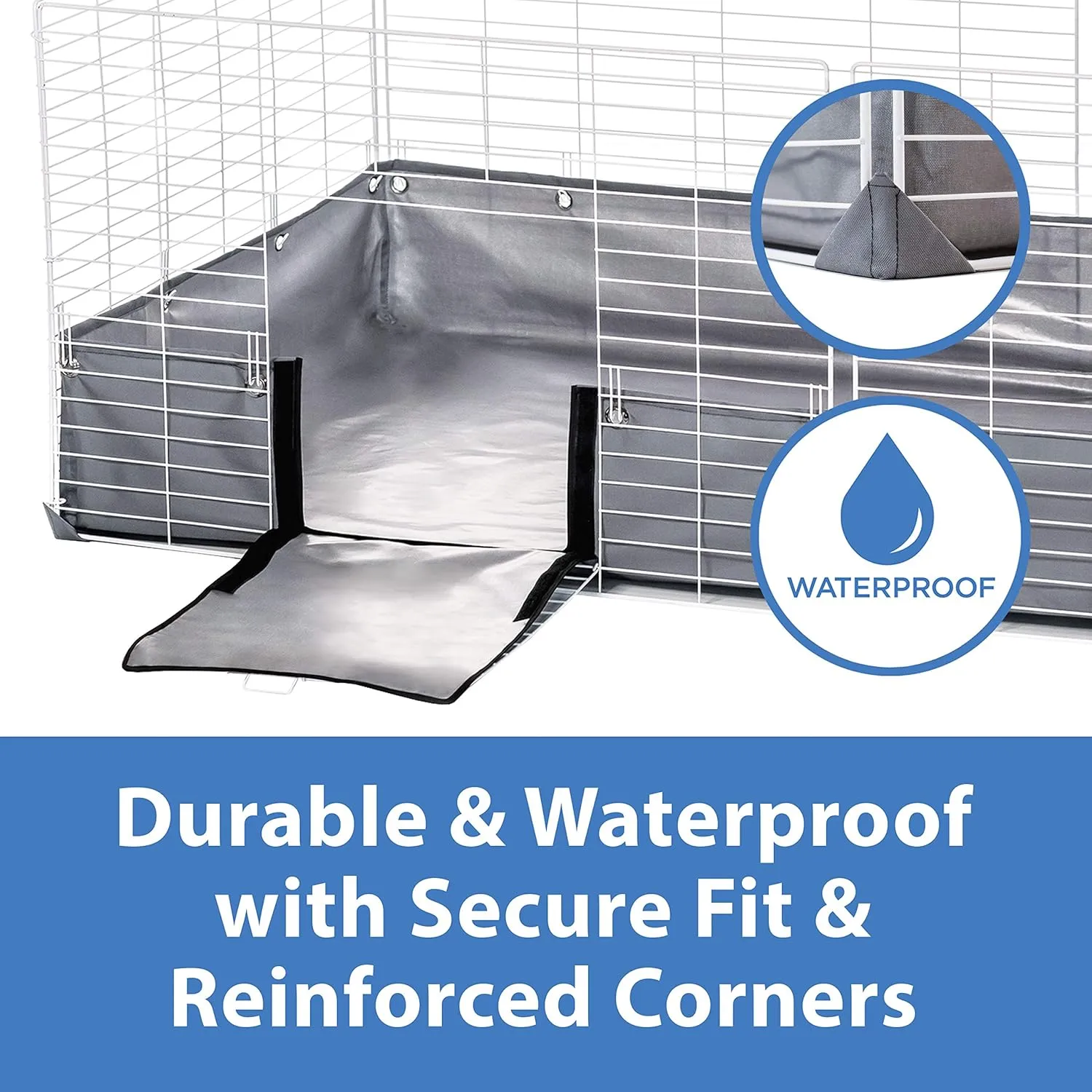 Kaytee Open Living Pet Guinea Pig or Rabbit Habitat Replacement Liner 60" x 30"