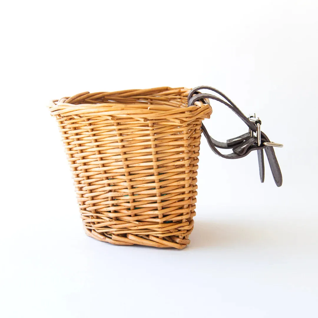 Kids Wicker Bike & Scooter Basket | Brown