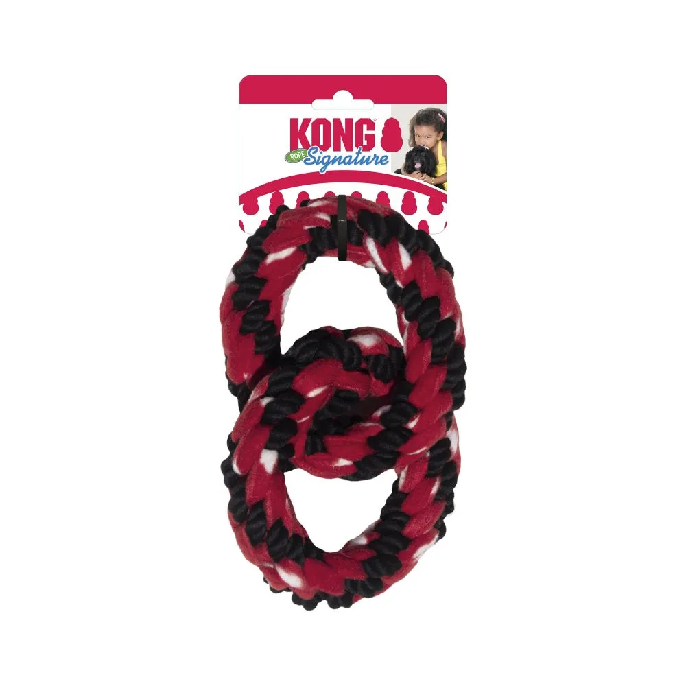 Kong Signature Rope Double Ring Tug Toy
