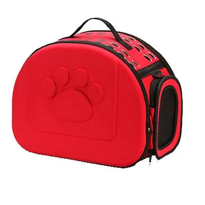 L 42*35*26cm red Outdoor portable foldable pet cat bag AZ13010