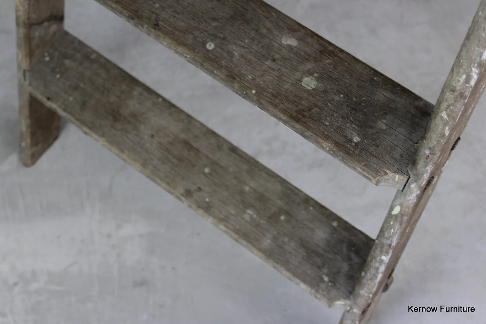 Large Vintage Wooden Step Ladders