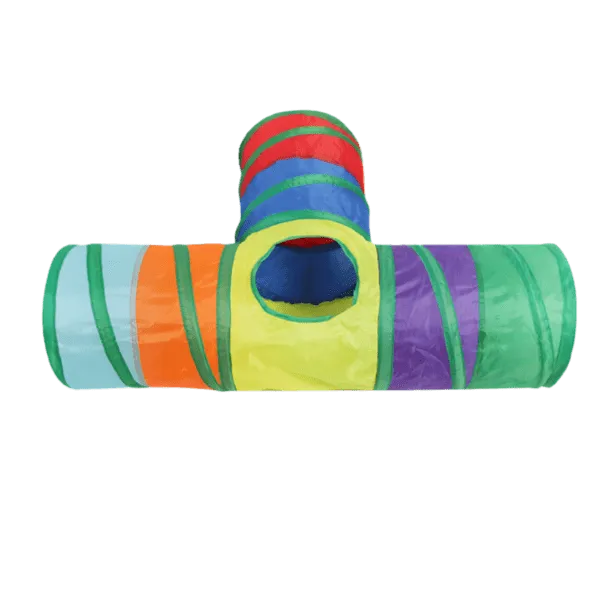 Meow N Roll Rainbow Cat Tunnel