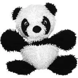 Mighty Microfiber Panda Bear Durable Dog Toy