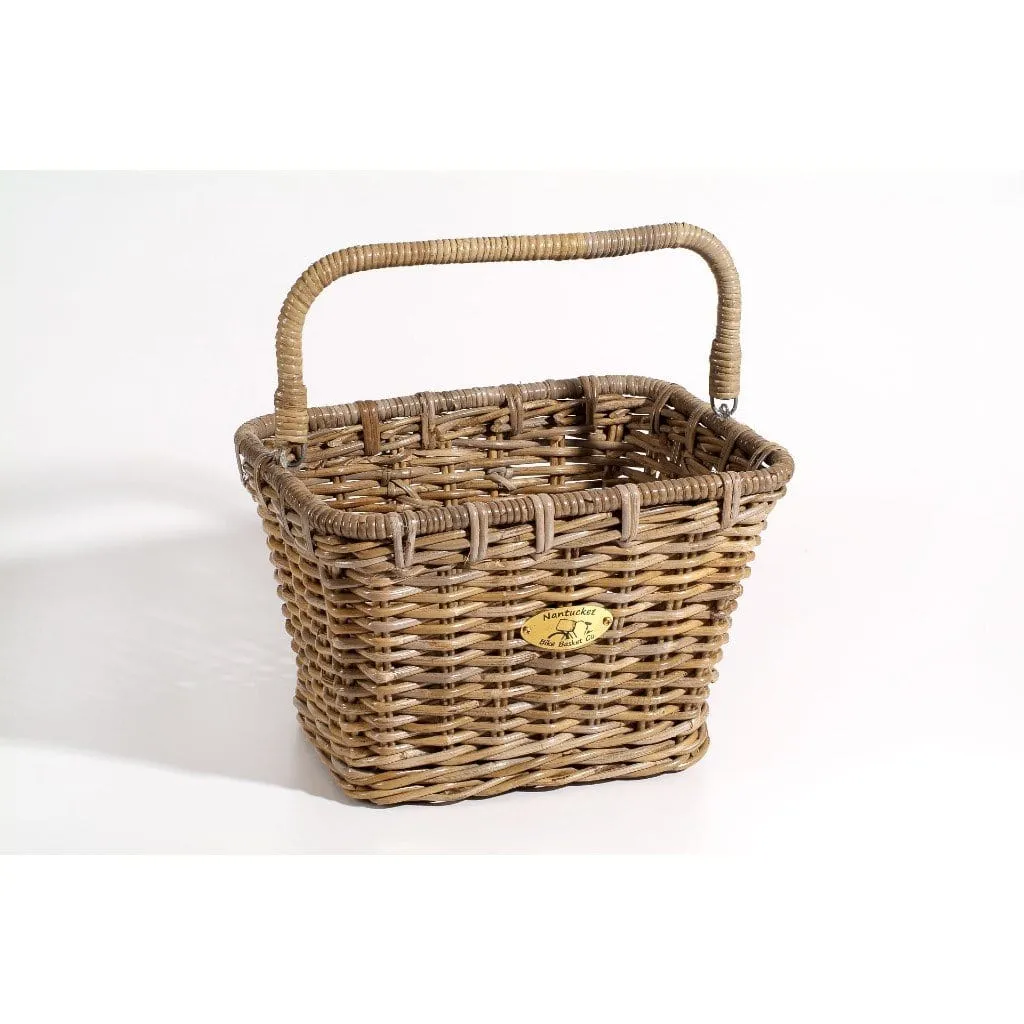 Nantucket Tuckernuck Dutch Rectangle Basket w/ Hooks (B/020/A)